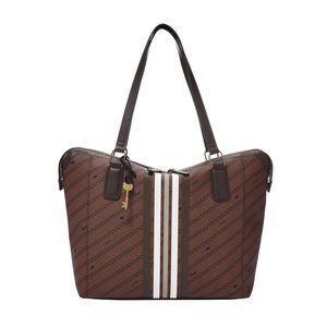 Fossil Women's Jacqueline Tote Bag in Brown, New w/Tag Retail €259